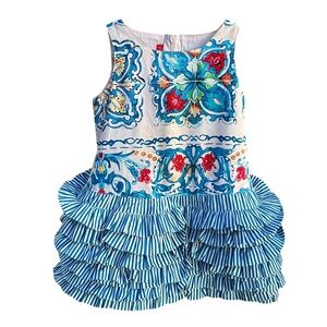 Pan Con Chocolate Spanish Ruffled Dress 2T